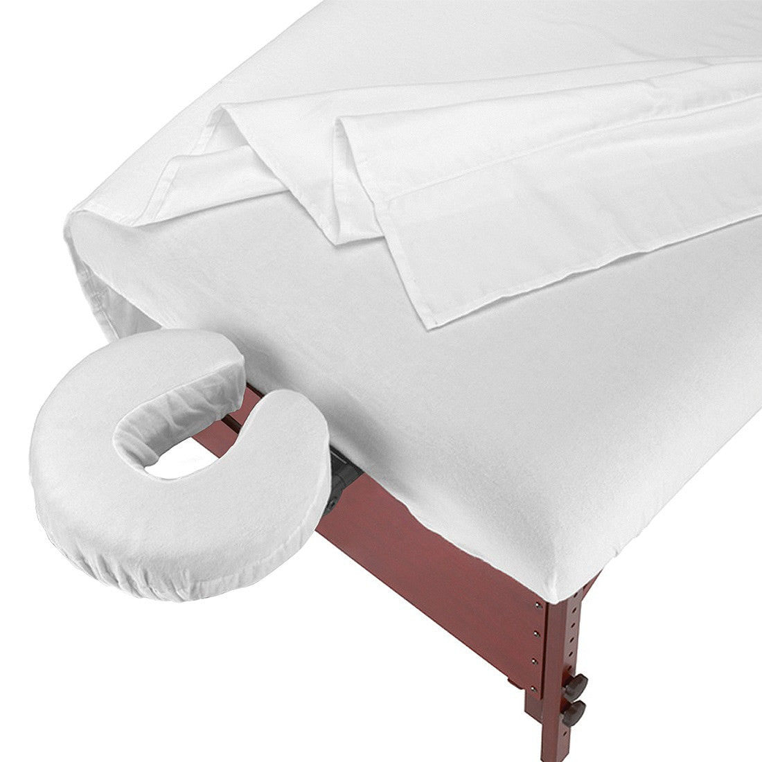 Master Massage Table Sheet Set, DELUXE, 100% Cotton Flannel, 3 Piece